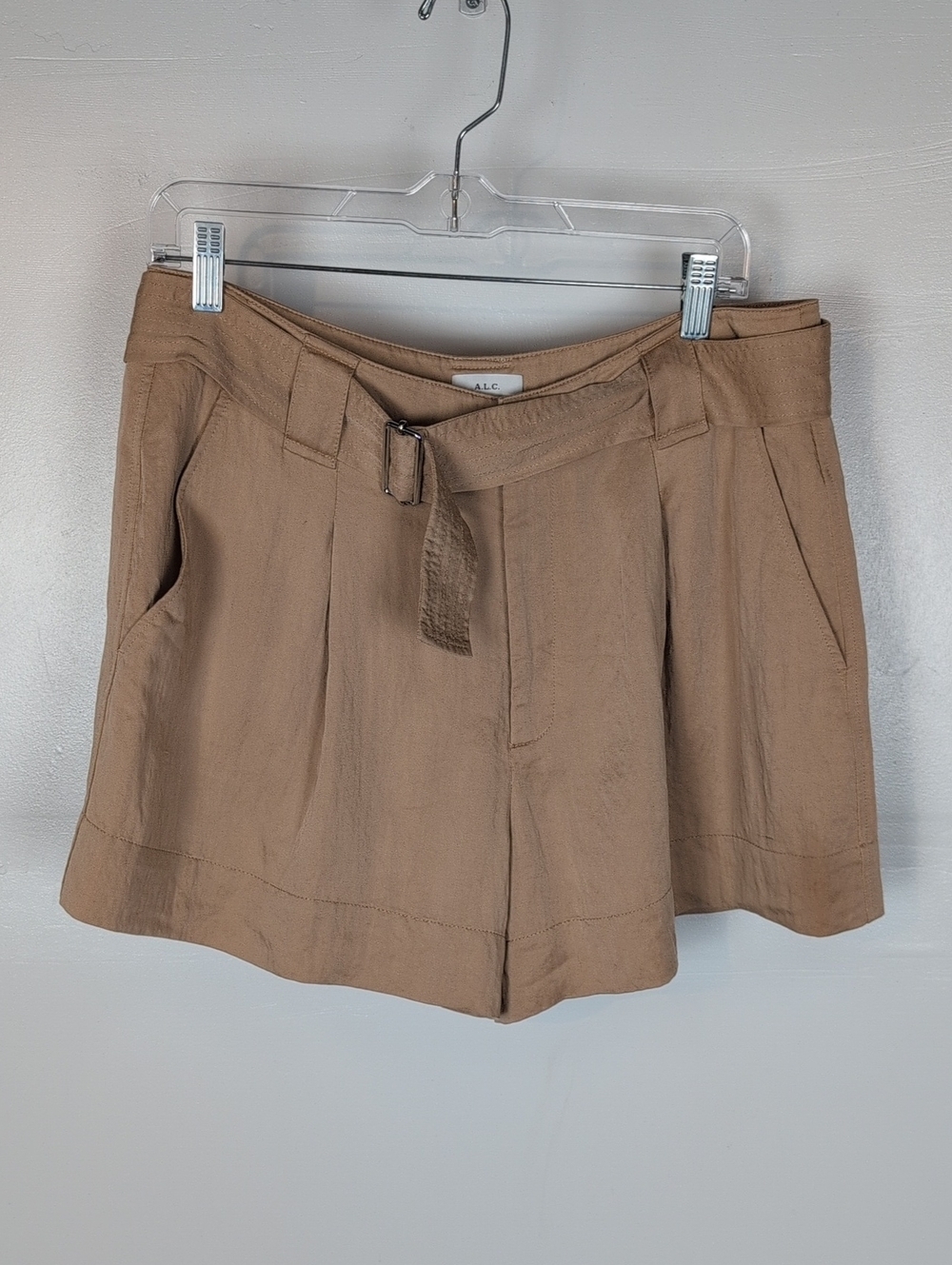 A.L.C. Belted A-line Shorts
